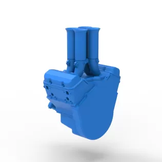 Engine V4 Scale 1:25 - Model thumbnail 9