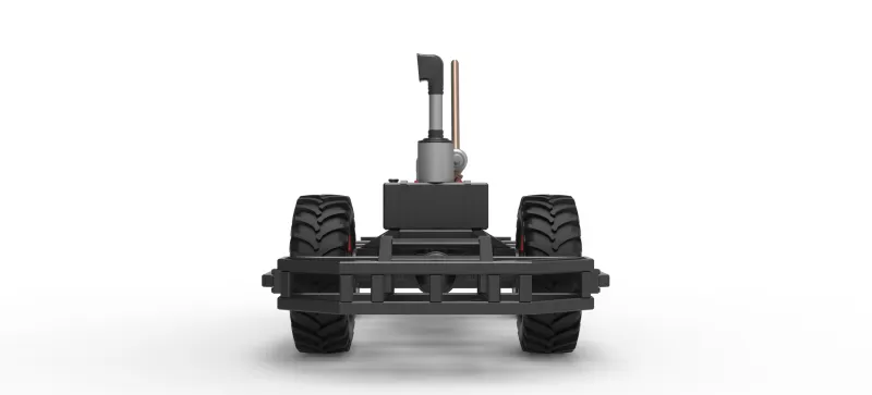 Chassis of Racing Combine Harvester Scale 1:25 - Model preview 6