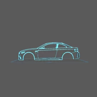 BMW - F87 M2 2019 Wall Art