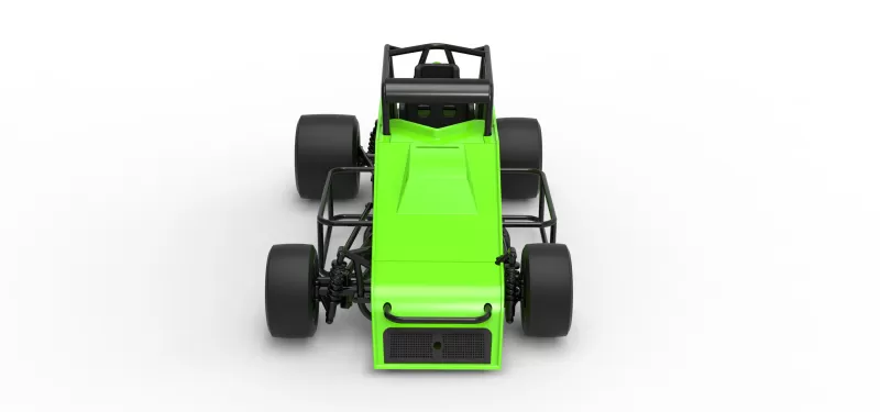 Pavement Silver Crown Car Version 3 Scale 1:25 - Model preview 8