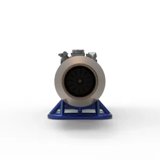 Jet engine on the frame Scale 1:25 - Model thumbnail 11