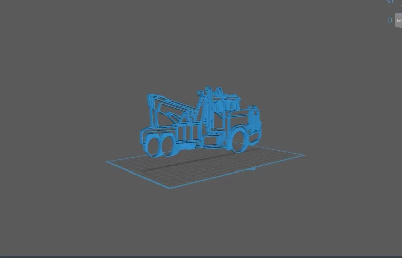 Truck - Tow truck Wall Art - Model preview 2