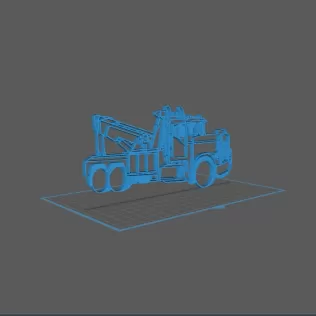 Truck - Tow truck Wall Art - Model thumbnail 2