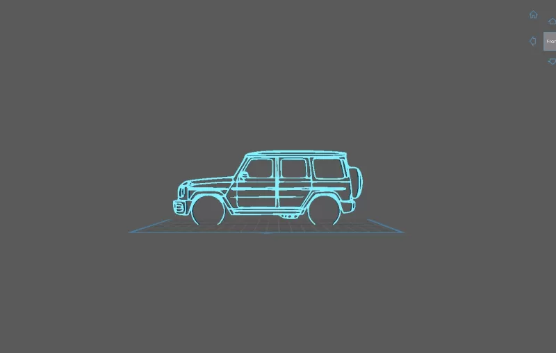 Mercedes - G AMG Wall Art - Model preview 2