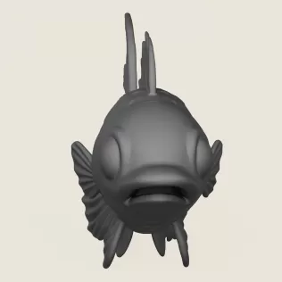 Fish 07 Print Ready 3D Model - Model thumbnail 2