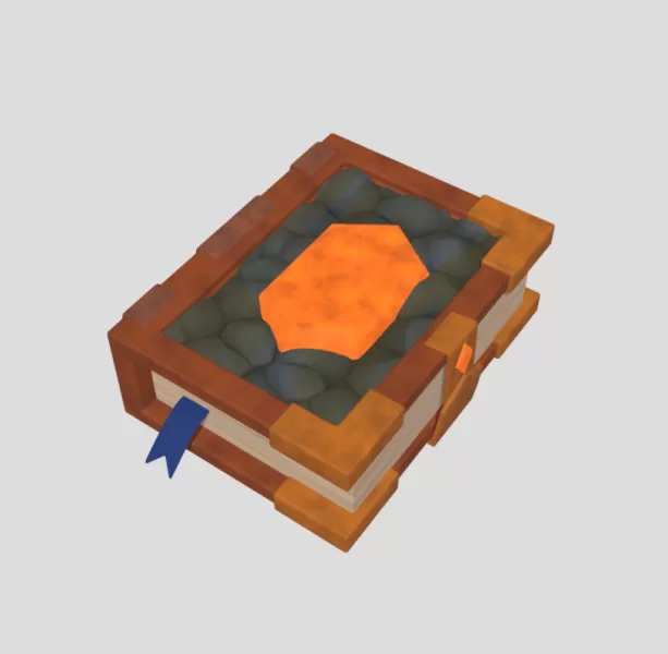 Medieval Book - Model preview 2