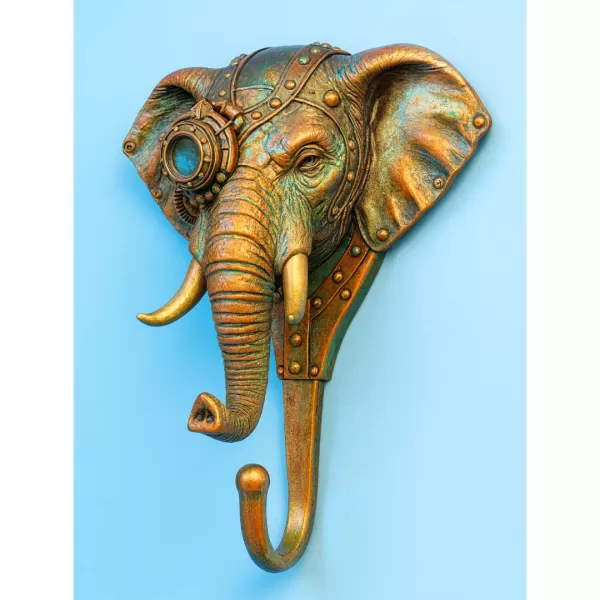 📝 STL File Description — Steampunk Elephant Wall Hook - Model preview 1