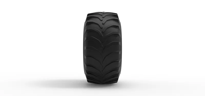 Rear wheel from Mud dragster Scale 1:25 - Model preview 4
