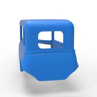 Shell of Vintage Supermodified stock car Version 4 Scale 1:25 - Model thumbnail 10