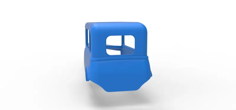 Shell of Vintage Supermodified stock car Version 4 Scale 1:25 - Model preview 10