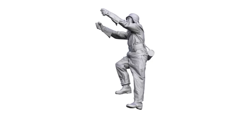 Firefighter figure - Model preview 1