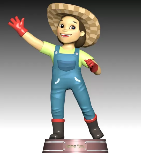 Farmer Yumi Fan Art - Model preview 2