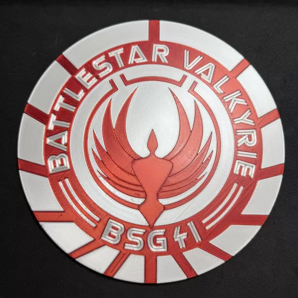 Battlestar Valkyrie BSG-41 Wall Plaque - Model preview 2