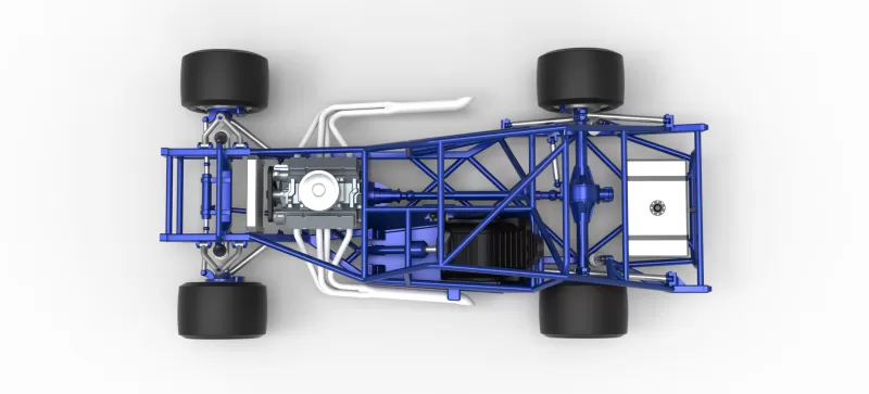Vintage Asphalt Modified stock car Base V6 Scale 1:25 - Model preview 11
