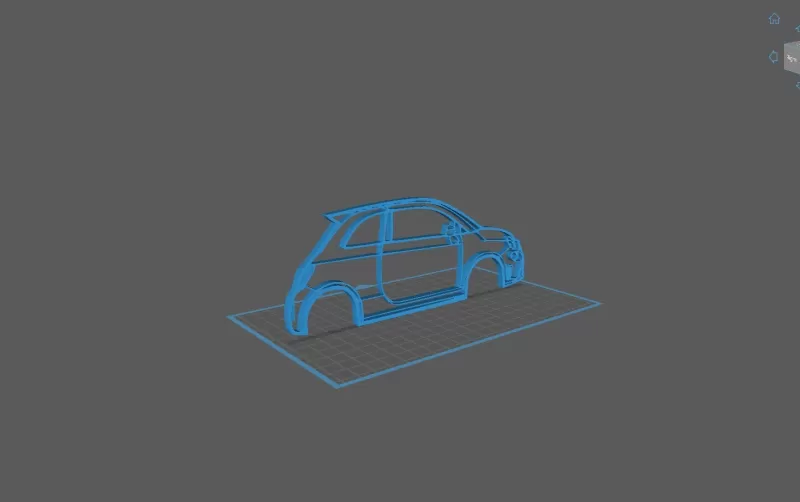 Fiat - 595 Abarth 2019 Wall Art - Model preview 2