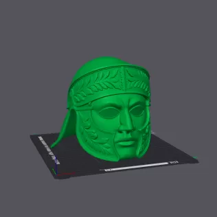 Roman Gladiator Mask Helmet