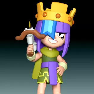 Archer Queen Penny - Model thumbnail 5