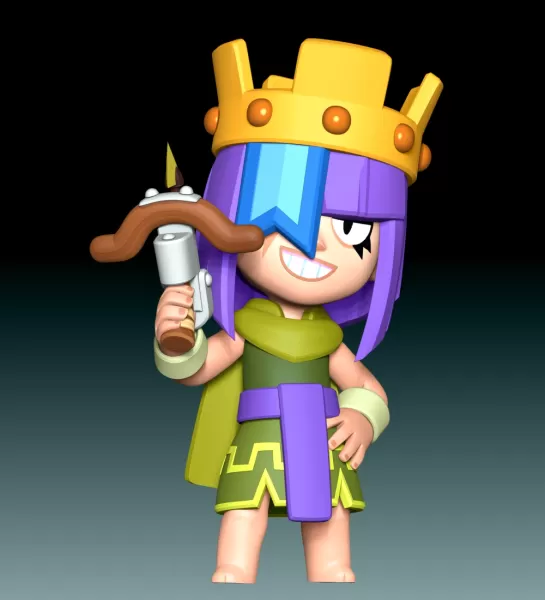 Archer Queen Penny - Model preview 5