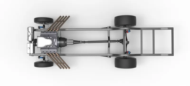 Chassis of Gasser Version 3 Scale 1:25 - Model preview 8