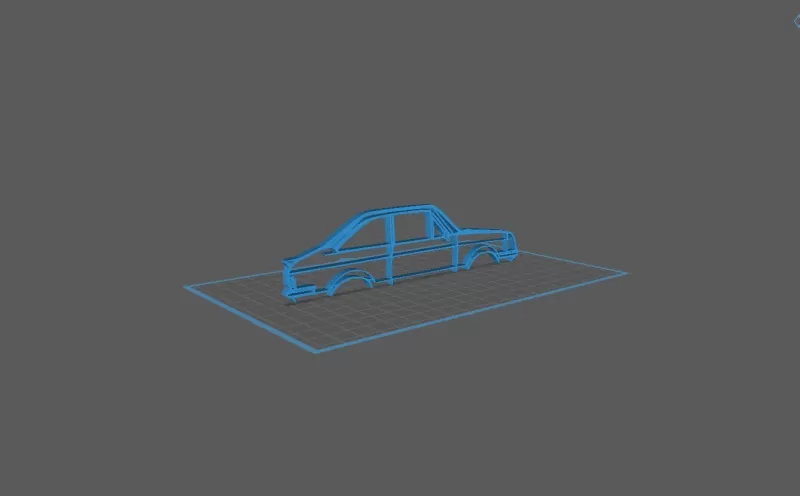 Ford - Escort MK2 RS 1800 Wall Art - Model preview 2