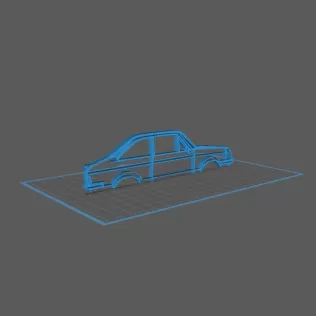 Ford - Escort MK2 RS 1800 Wall Art