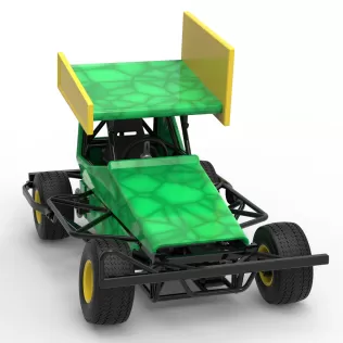 BriSCA Micro Formula 2 Stock Car Scale 1:16 - Model thumbnail 25