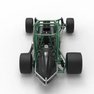 Pavement Silver Crown Car Base Scale 1:25 - Model thumbnail 17