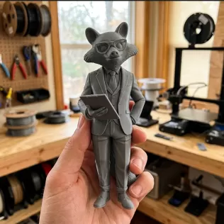 CEO raccoon - Model thumbnail 4