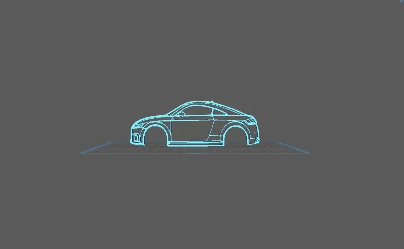 Audi - TT 2015 Wall Art - Model preview 1
