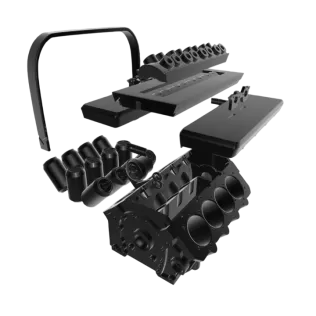 COOLER/SUPPORT FOR V8+4 ENGINE - Model thumbnail 14