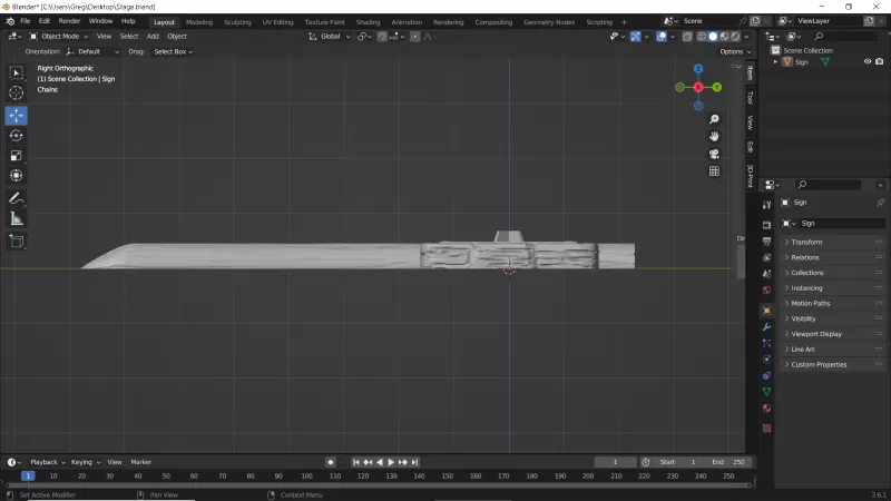 Garden Sign and Attachments - Model preview 20