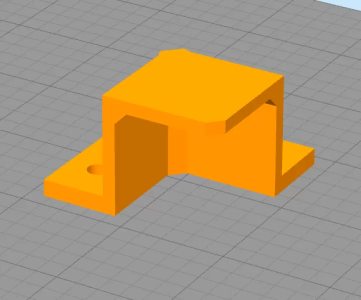 Garage box holder on the wall - Model preview 9