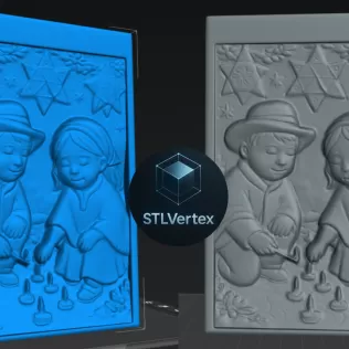 Christmas Candle - Model thumbnail 3