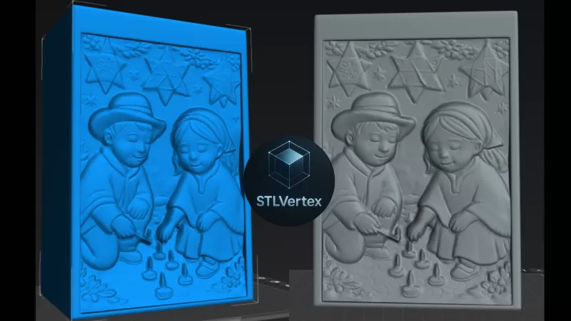 Christmas Candle - Model preview 3