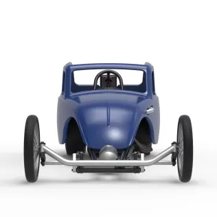 Front engine old school dragster with shell V13 Scale 1:25 - Model thumbnail 7
