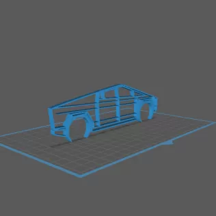 Tesla - Cybertruck Wall Art - Model thumbnail 1