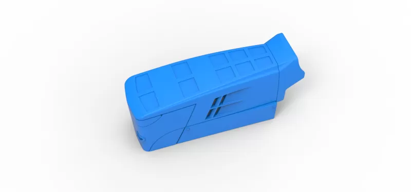 Hood of Pulling tractor Version 3 Scale 1:25 - Model preview 2