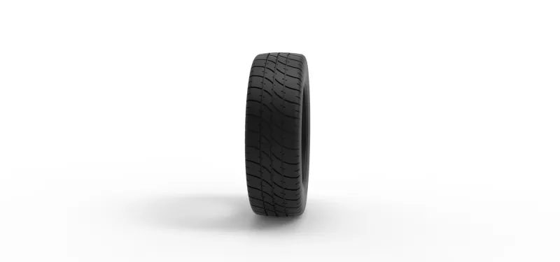 Race tire 10 Scale 1:25 - Model preview 3