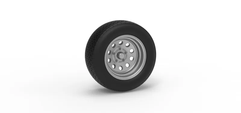 Wheel of Dirt Modified stock car V3 Scale 1:25 - Model preview 1