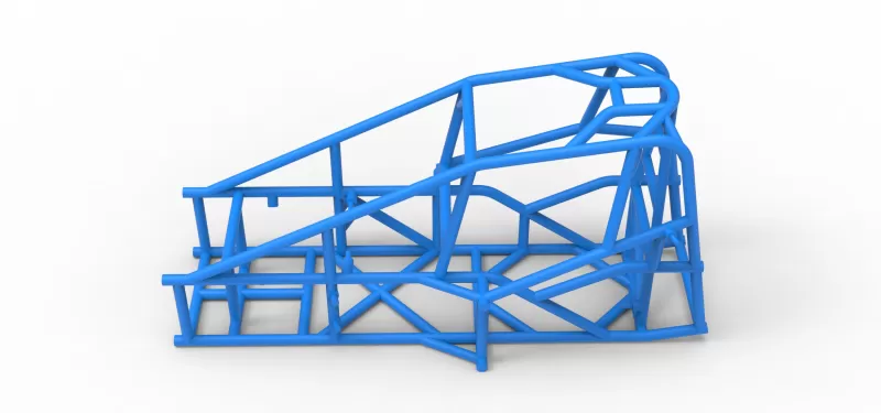 Frame of Three Quarter Midget Scale 1:25 - Model preview 7