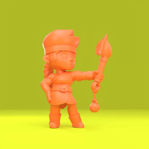 Amber (Original) - Brawl Stars - Model preview 1