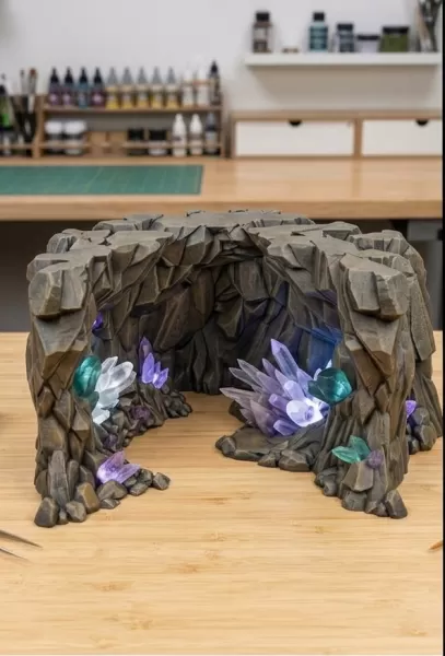 Giant crystal cave - Model preview 1
