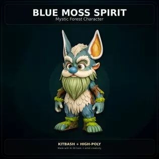 Mystic Forest Creatures – Fantasy 3D Character Pack - Model thumbnail 18