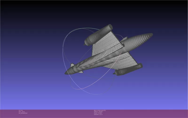 ESA Invictus Hypersonic Spaceplane Model - Model preview 8