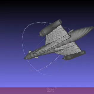 ESA Invictus Hypersonic Spaceplane Model - Model thumbnail 8