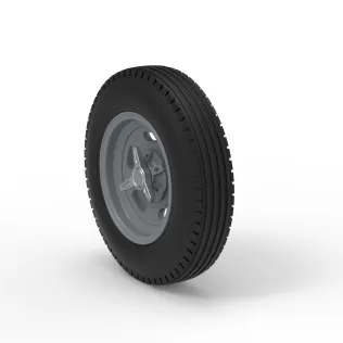 Front wheel of Vintage Champ car Version 1 Scale 1:25 - Model thumbnail 7