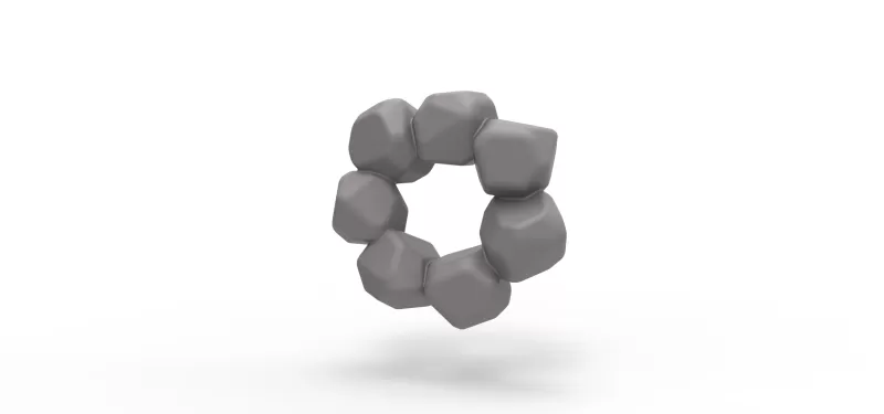 Stone cock ring - Model preview 1