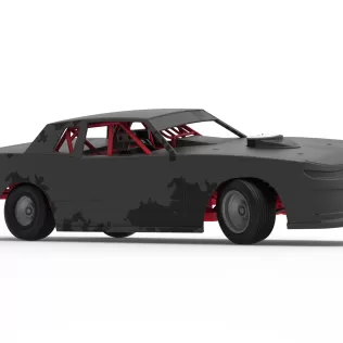 IMCA Stock car while turning Scale 1:25 - Model thumbnail 25