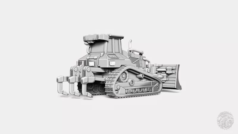 Crawler Dozer RoZ - Model preview 7