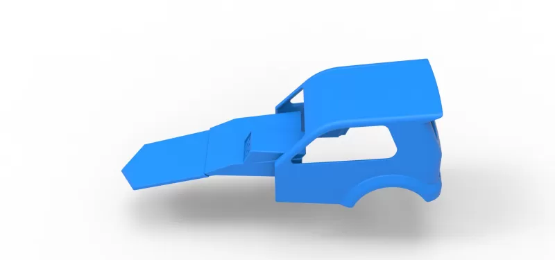 Shell of New Zealand Superstock car Version 3 Scale 1:25 - Model preview 8
